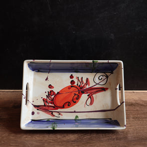 Small Cut Out Tray- Blue Crab