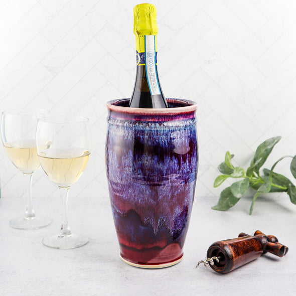 Wine Vase- Runny Red
